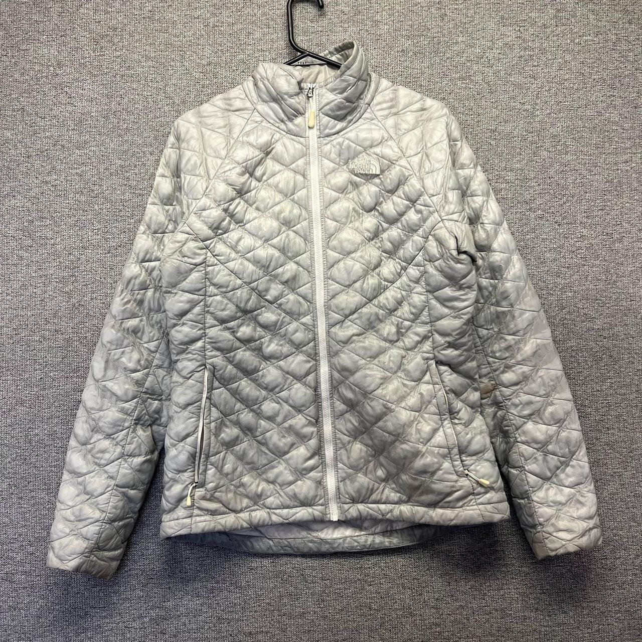 North face thermoball hot sale jacket women's grey