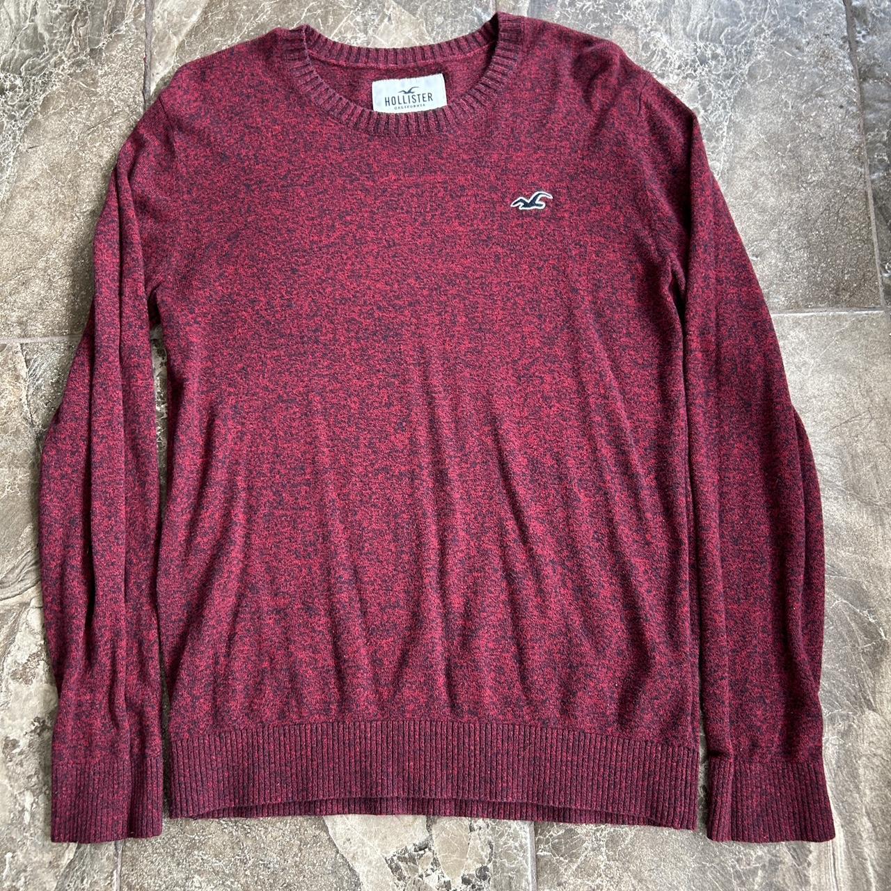 Hollister on sale red sweater