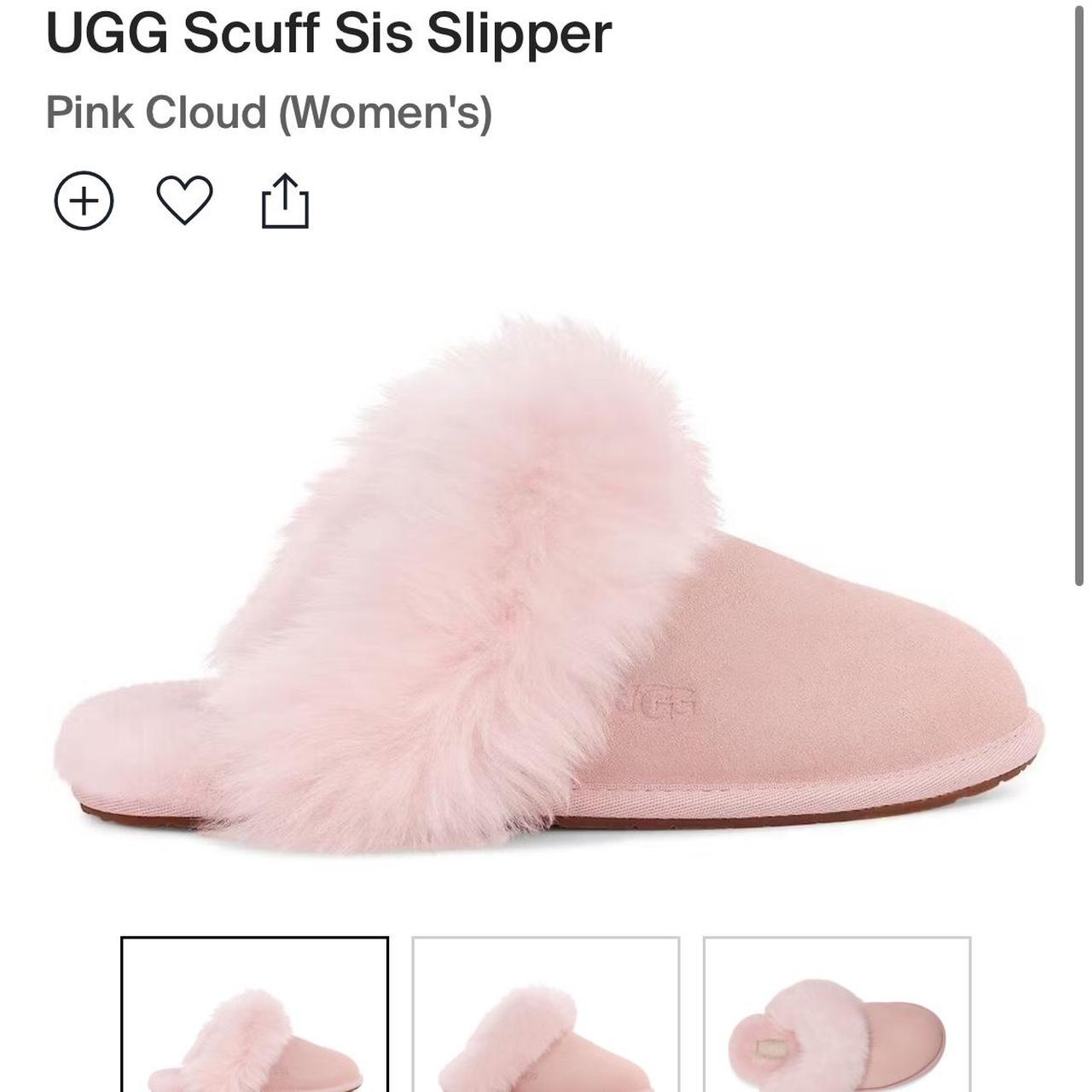 Ugg slippers pink online cloud