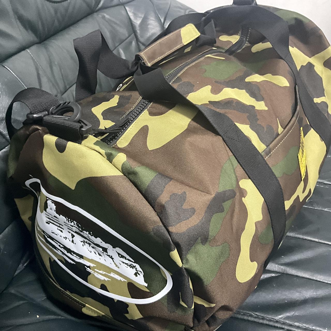 Corteiz “grindwear” duffel bag Camo Brand new - Depop