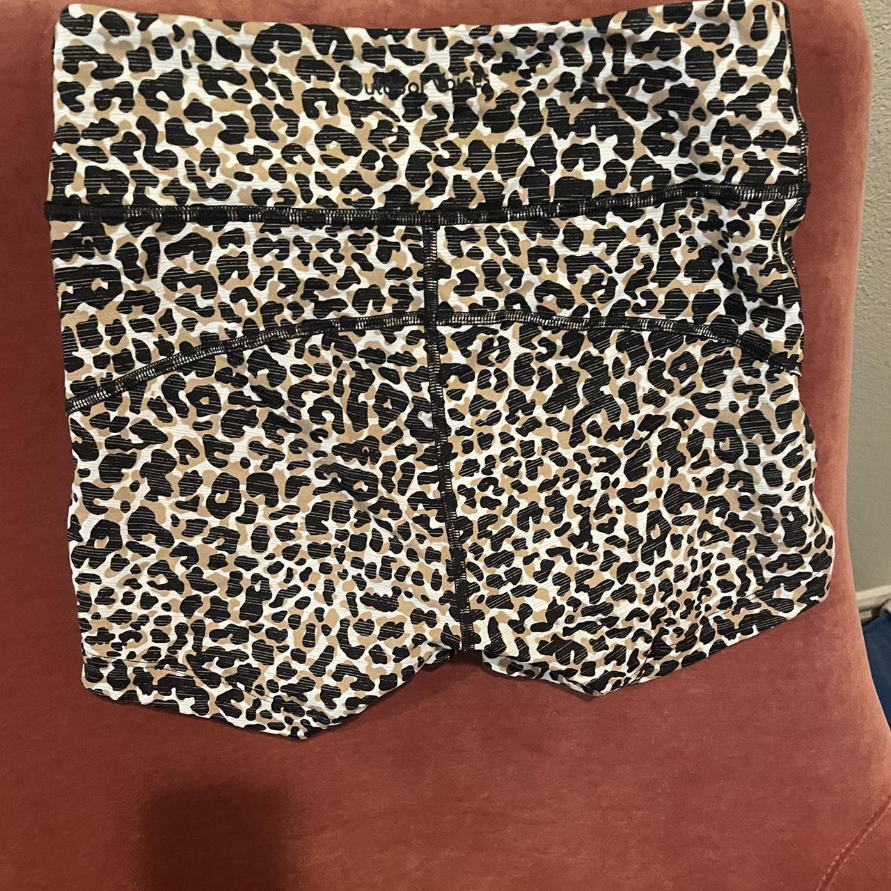 Outdoor Voices leopard print bike shorts 🦋 NO... - Depop