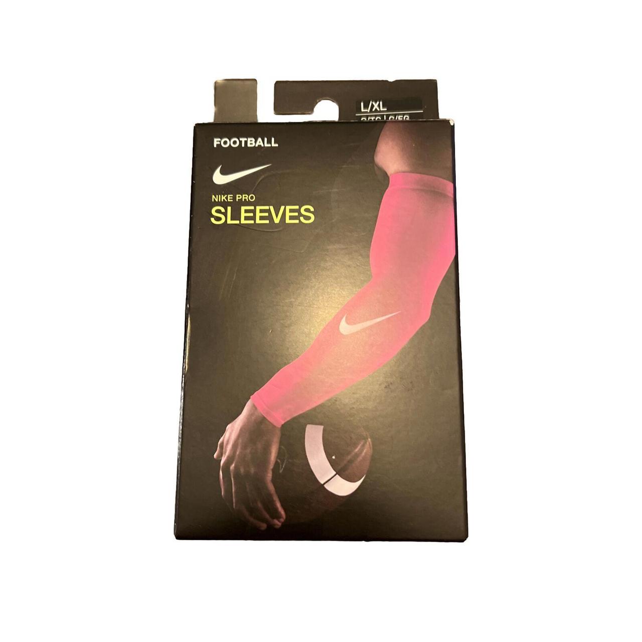 pink nike arm sleeve football