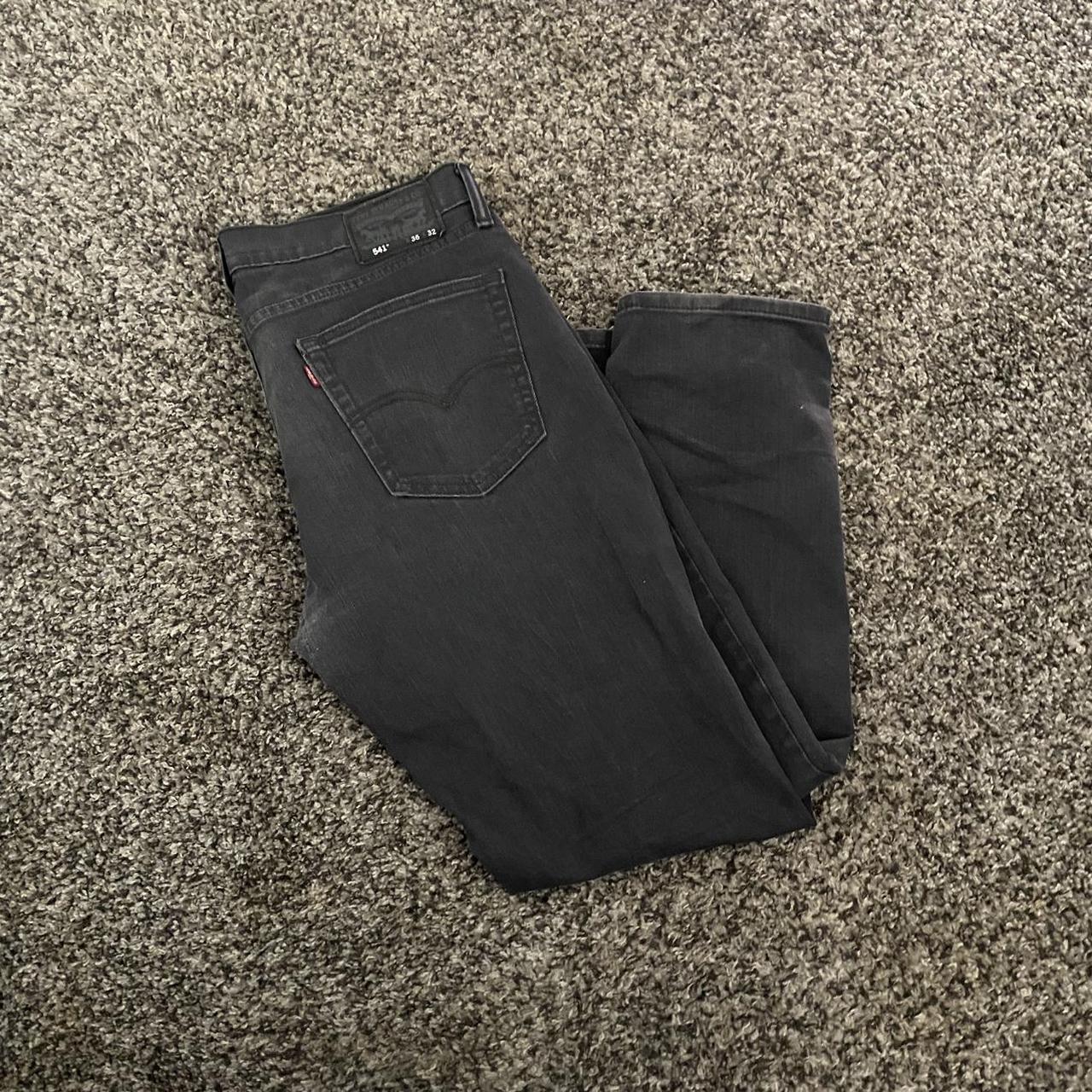 Black Levi pants W36 L32 few wholes on back of the but - Depop