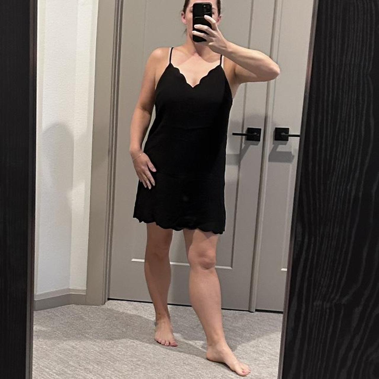 ASTR The Label Black Mini Slip Dress Size Depop