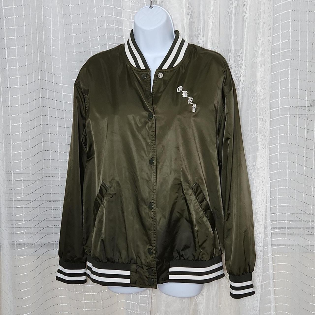 Satin Bomber Obey Bomber Jacket Womens Women's Roslyn Green Hooded Leather  Bomber Jacket – The Jacket Maker