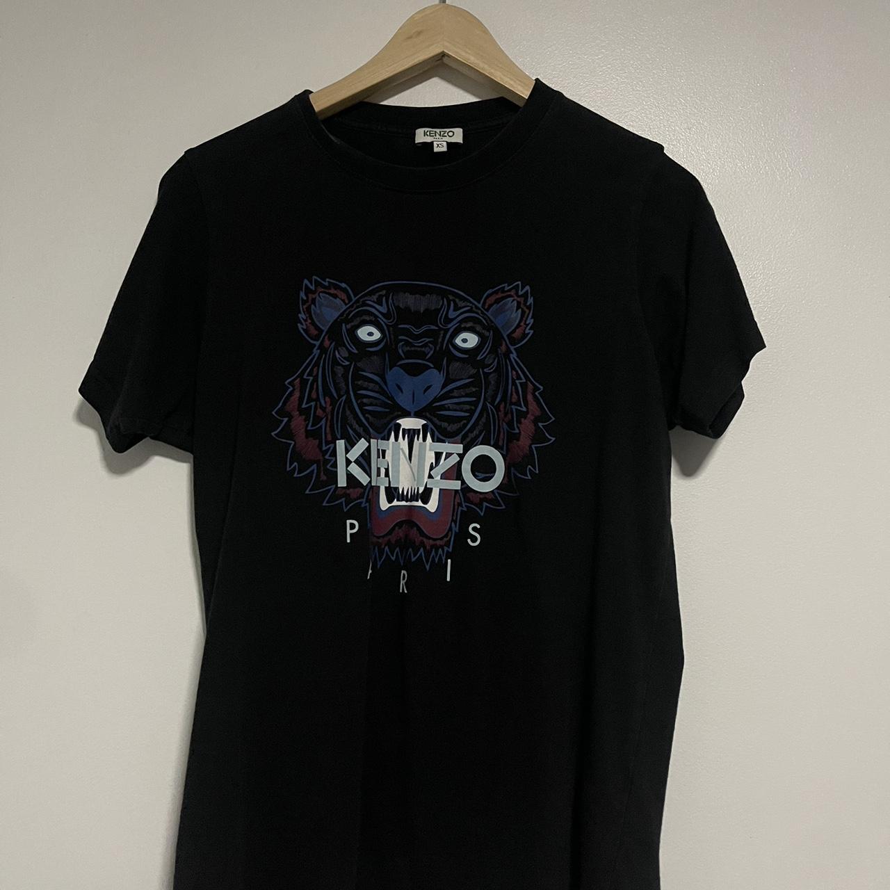 Black and blue hotsell kenzo t shirt