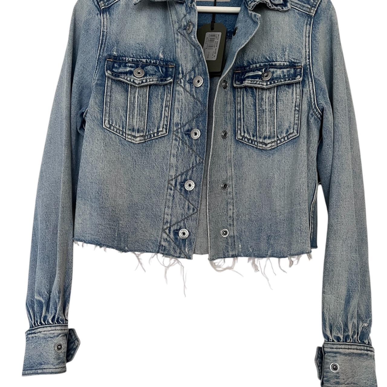 All Saints Maisie Denim Shirt Jacket light