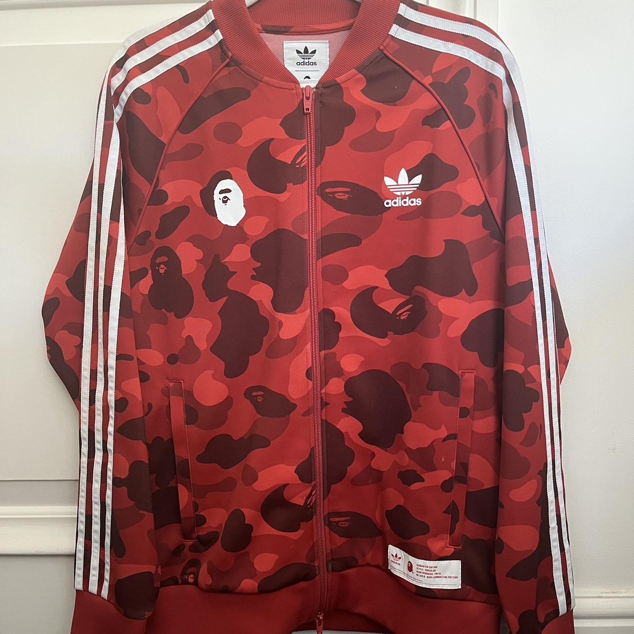 Bathing ape adidas store jacket