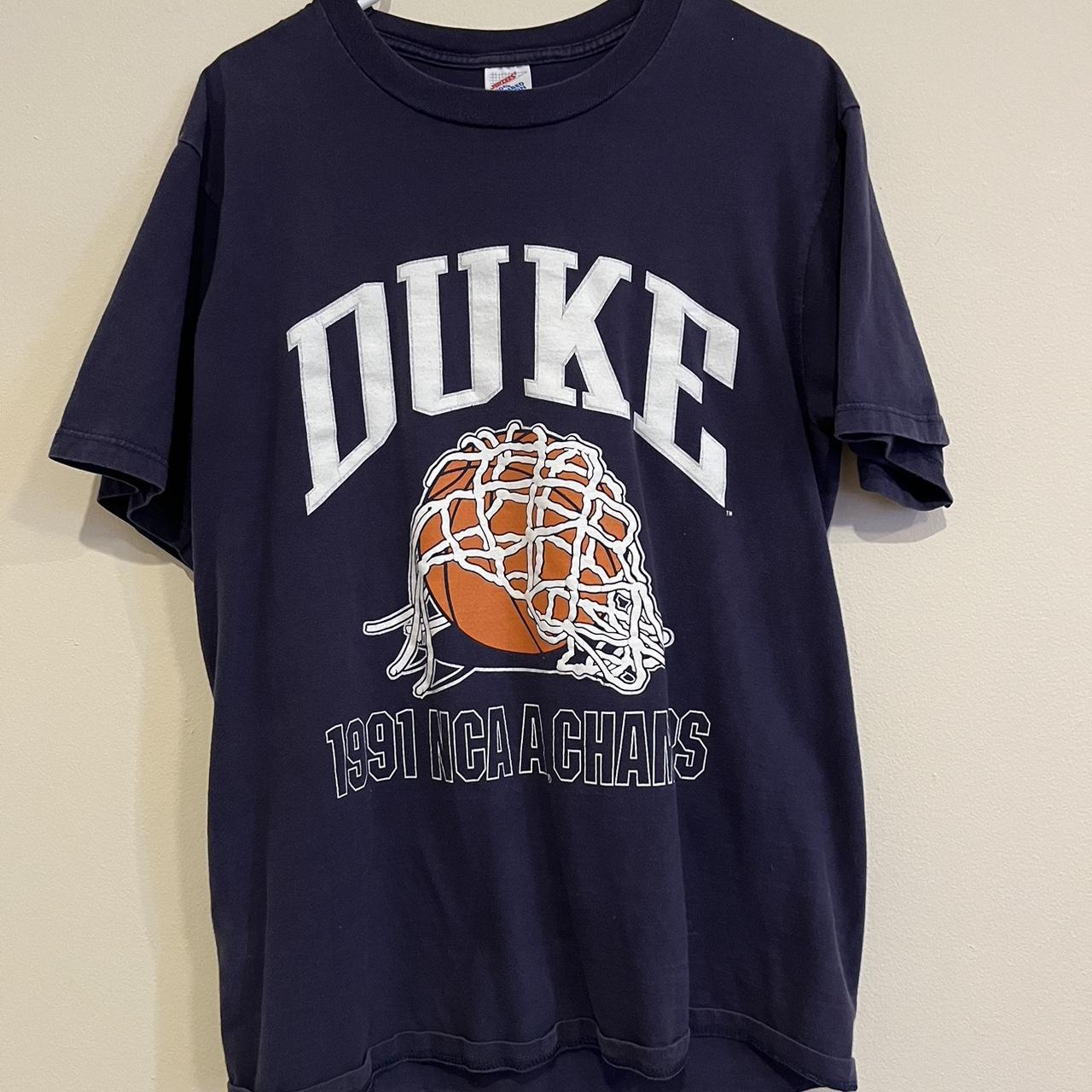 Vintage 90s DUKE UNIVERSITY basketball jersey - Depop