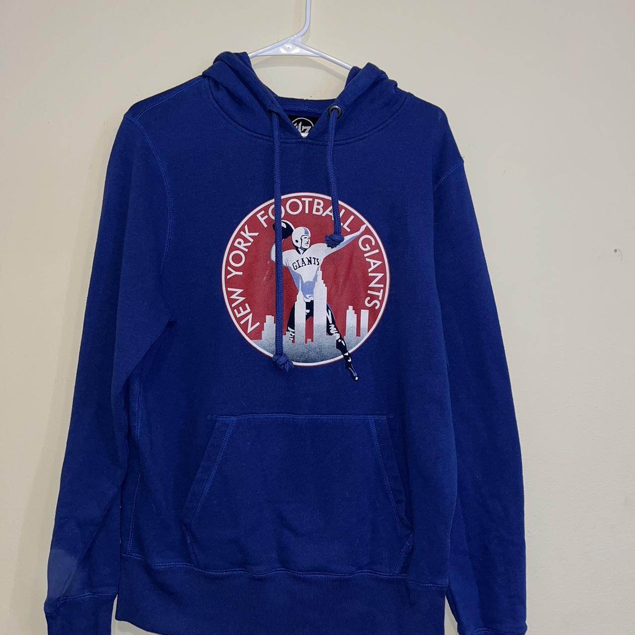 Vintage New York Giants Hoodie M No Flaws - Depop