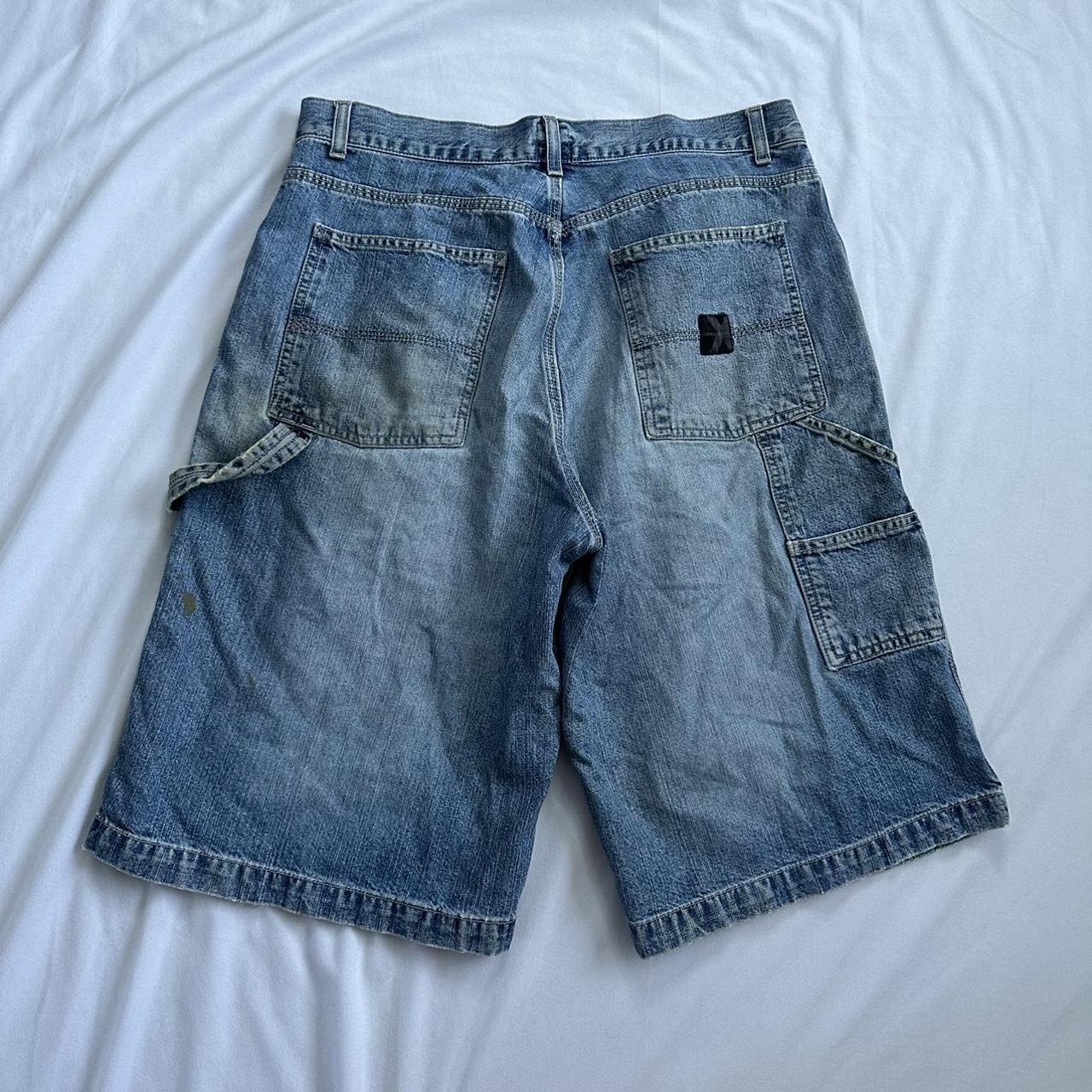 Y2K express cargo jorts. Good condition- fading and... - Depop