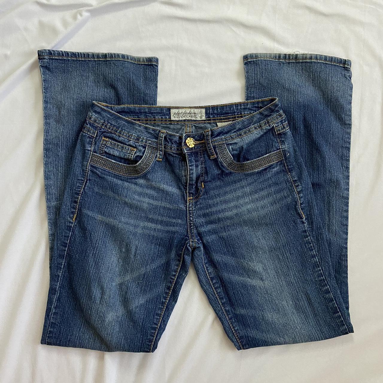 Y2K baby phat low rise flare jeans. Great condition.... - Depop