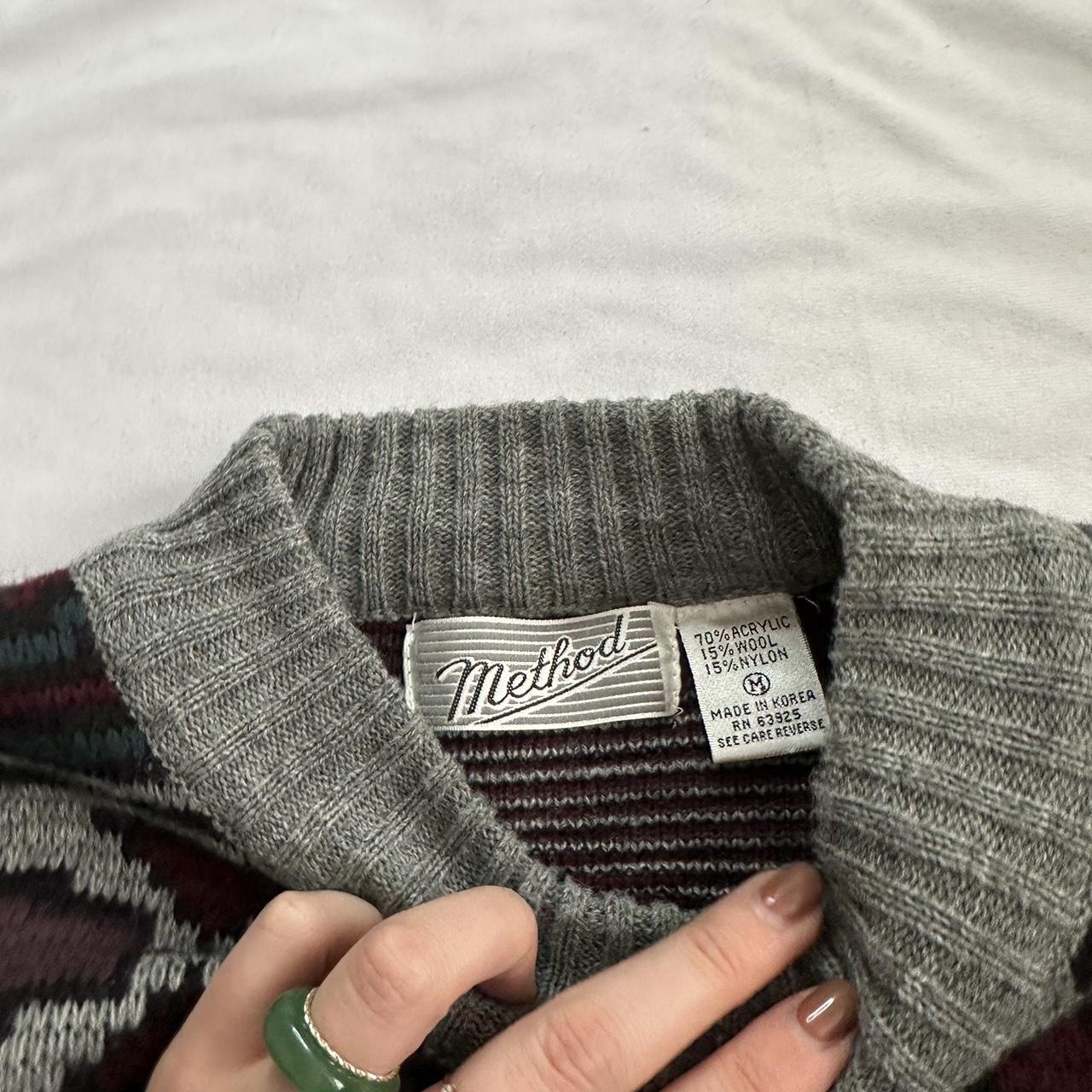 Vintage grandpa sweater -great condition -size... - Depop