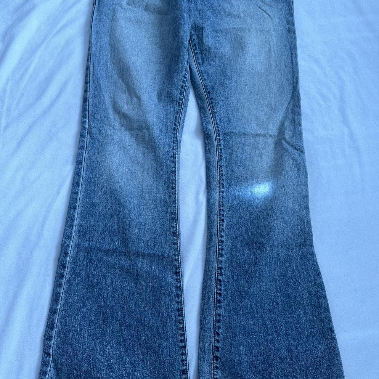 Y2K Abercrombie flare jeans -great condition -size... - Depop