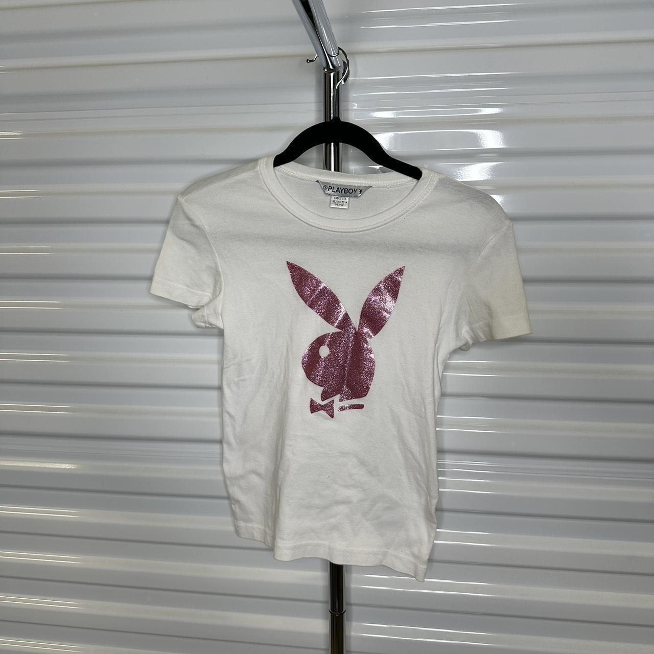 Y2K playboy baby tee, -great condition , -size...