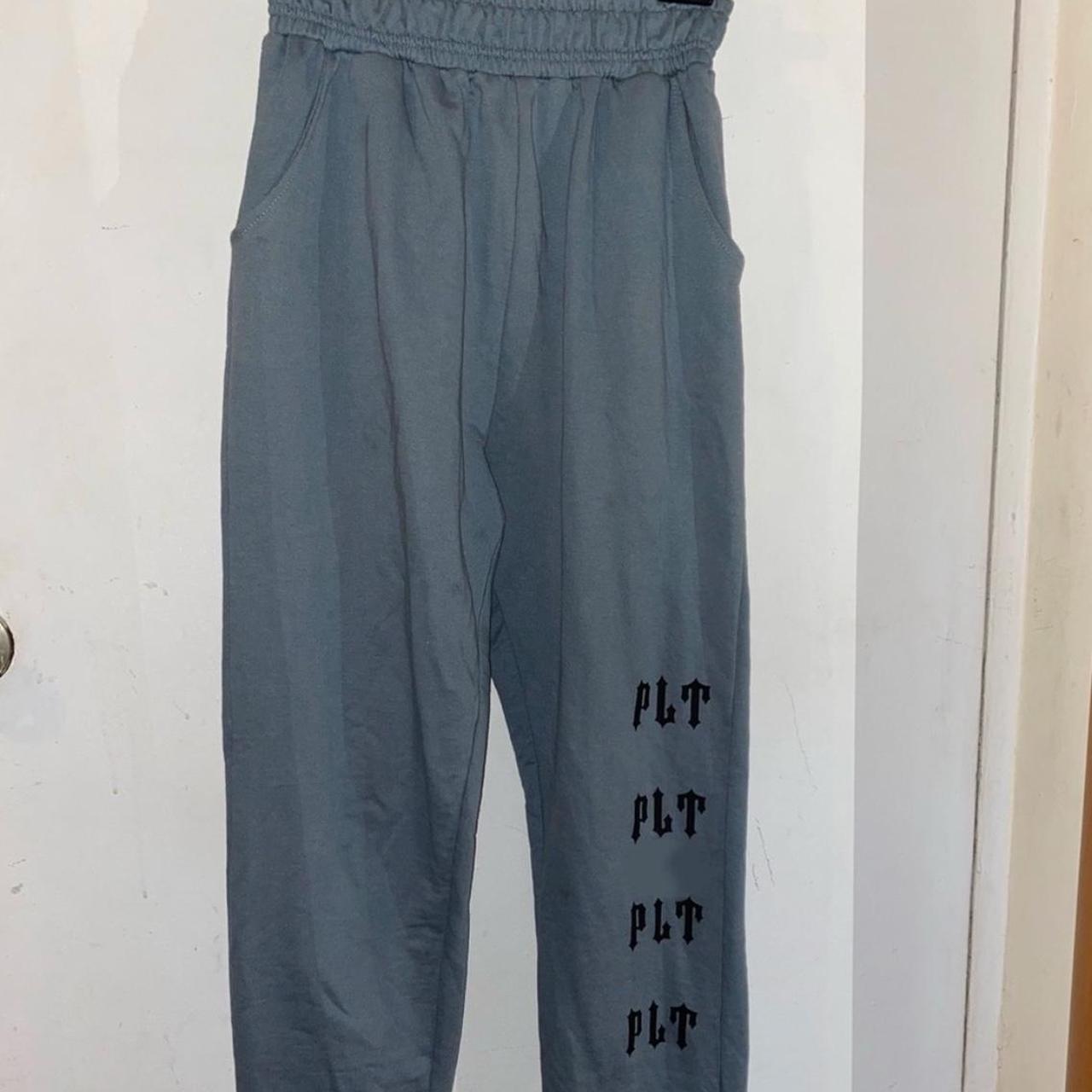 grey plt joggers - Depop