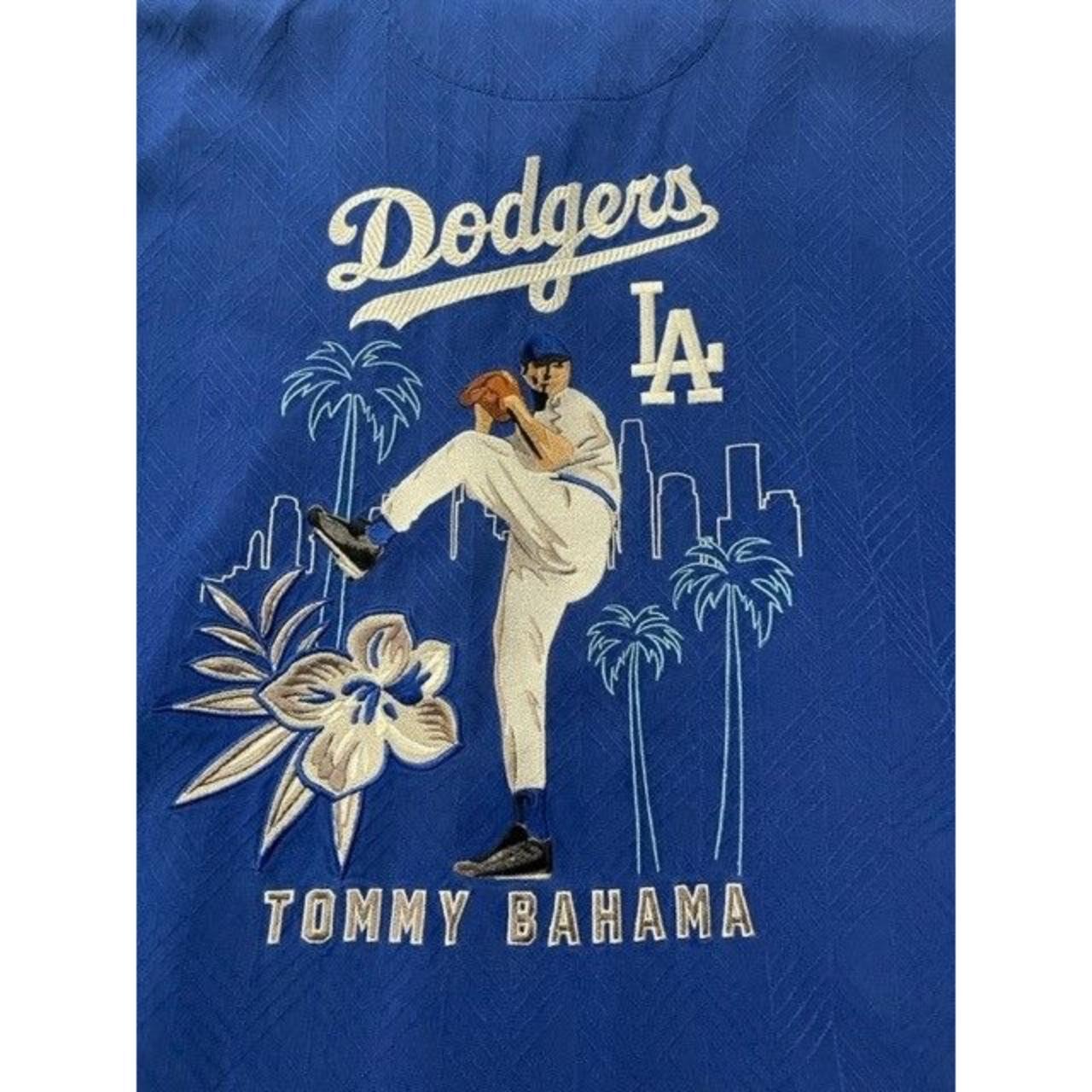 Tommy Bahama Special Brooklyn Dodgers embroiled silk - Depop