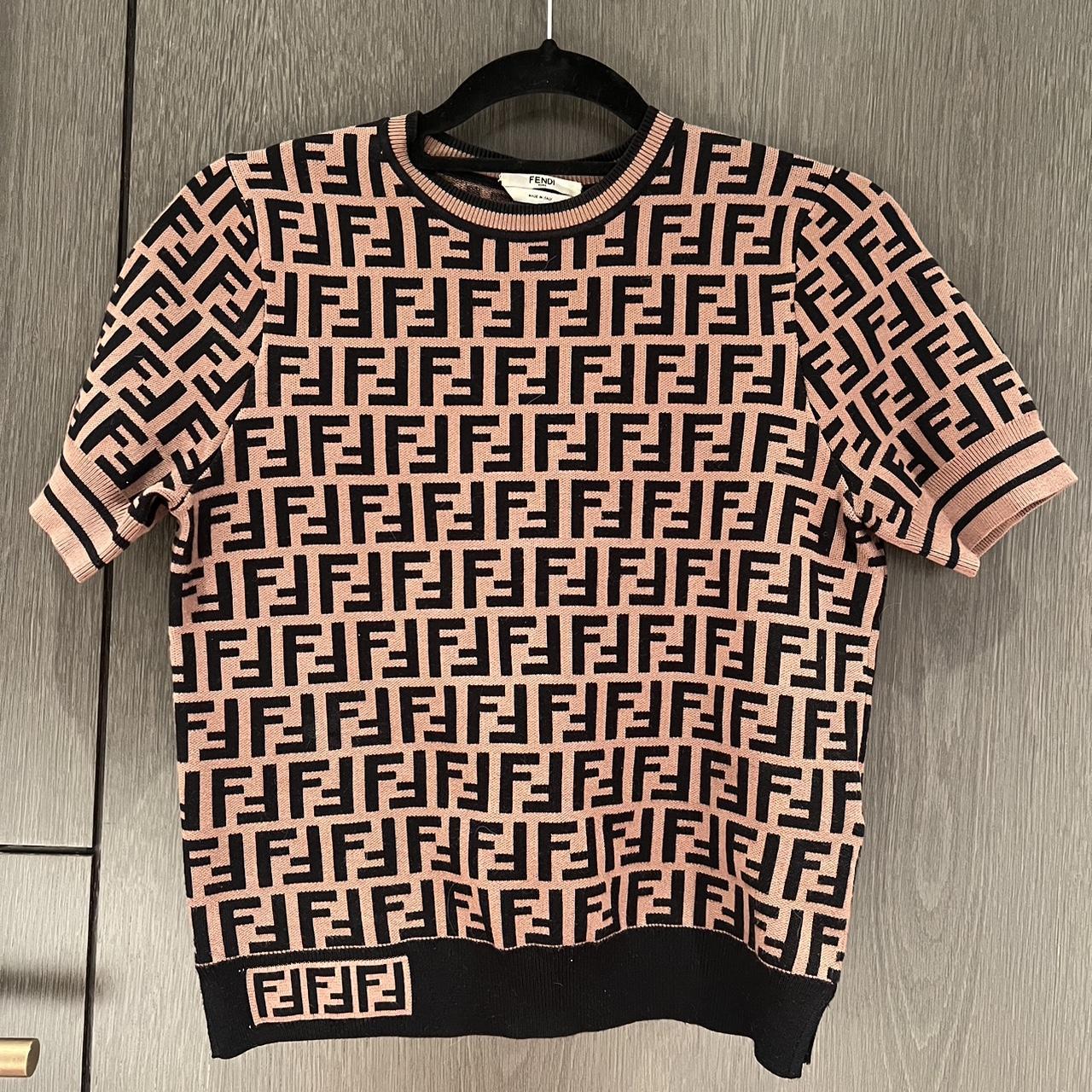 Fendi logo outlet jumper