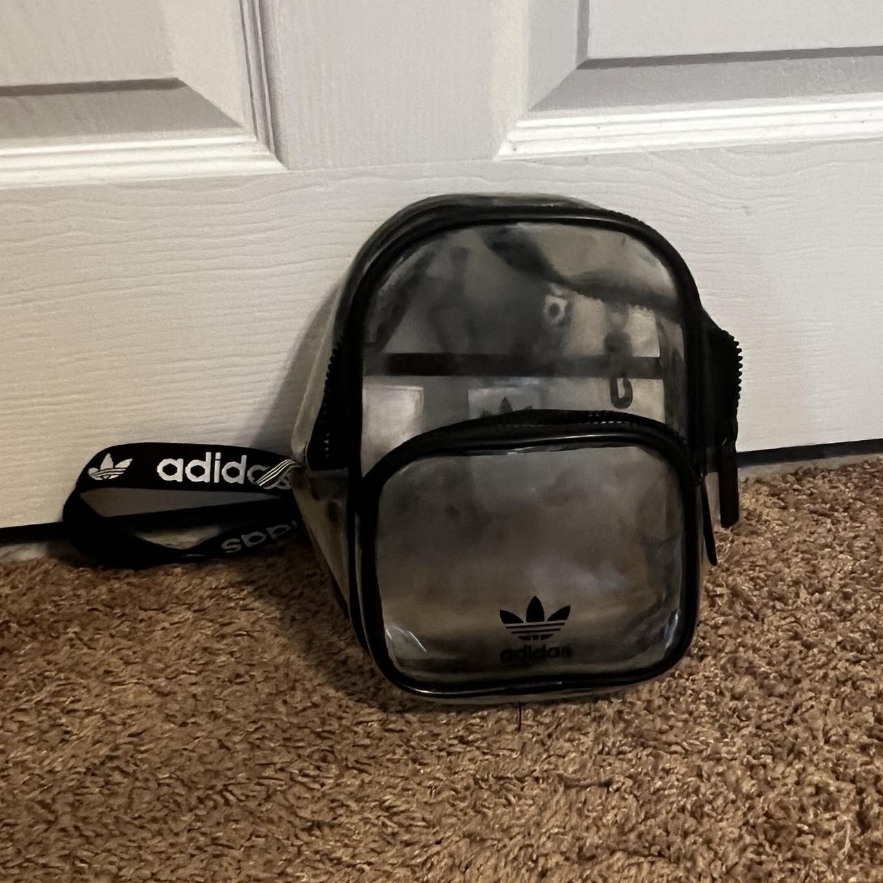 Adidas transparent fashion backpack