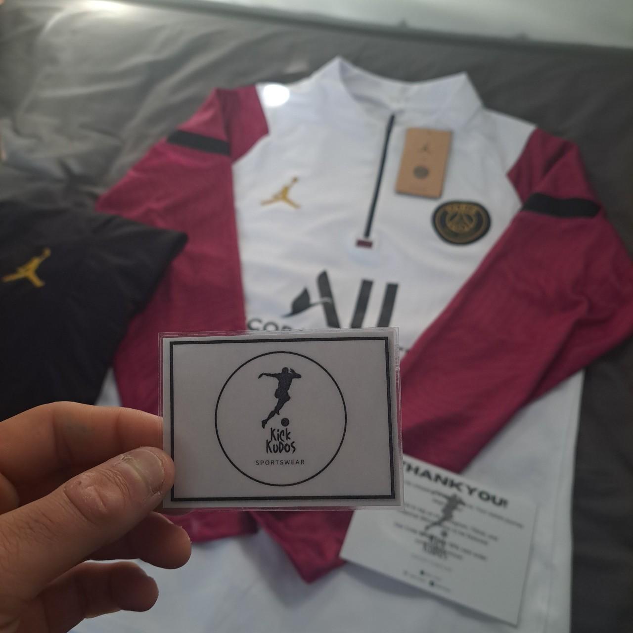 PSG Tracksuit purple and white Unisex Size Depop