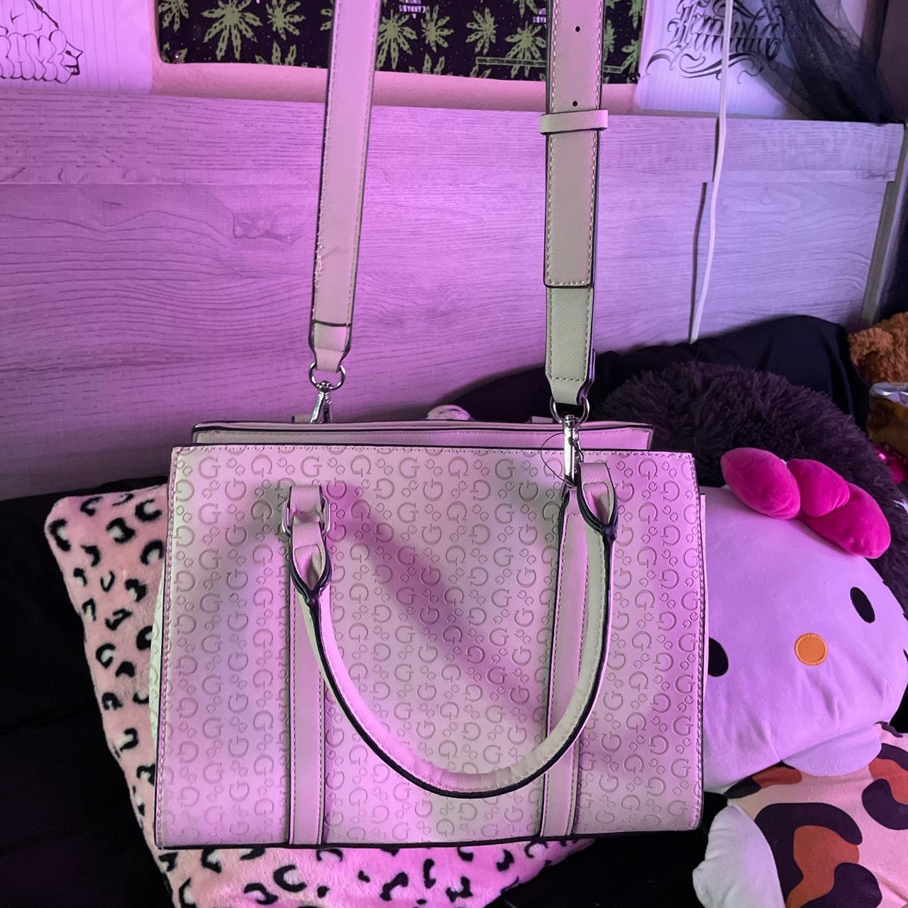 Genuine Pink Guess bag , paid £190 for this - Depop