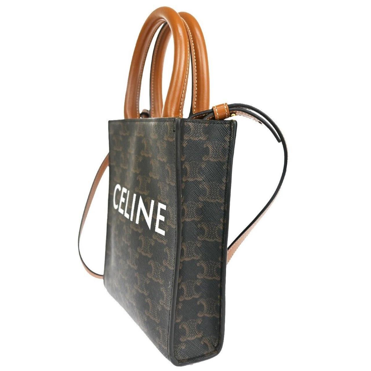 【CELINE】MINI VERTICAL CABAS BAG Celine Mini Vertical Cabas Tote - '20s | Luxury Vintage