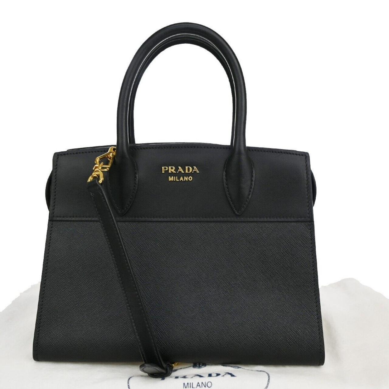 PRADA MILANO 2Way Shoulder Hand Bag Saffiano Leather