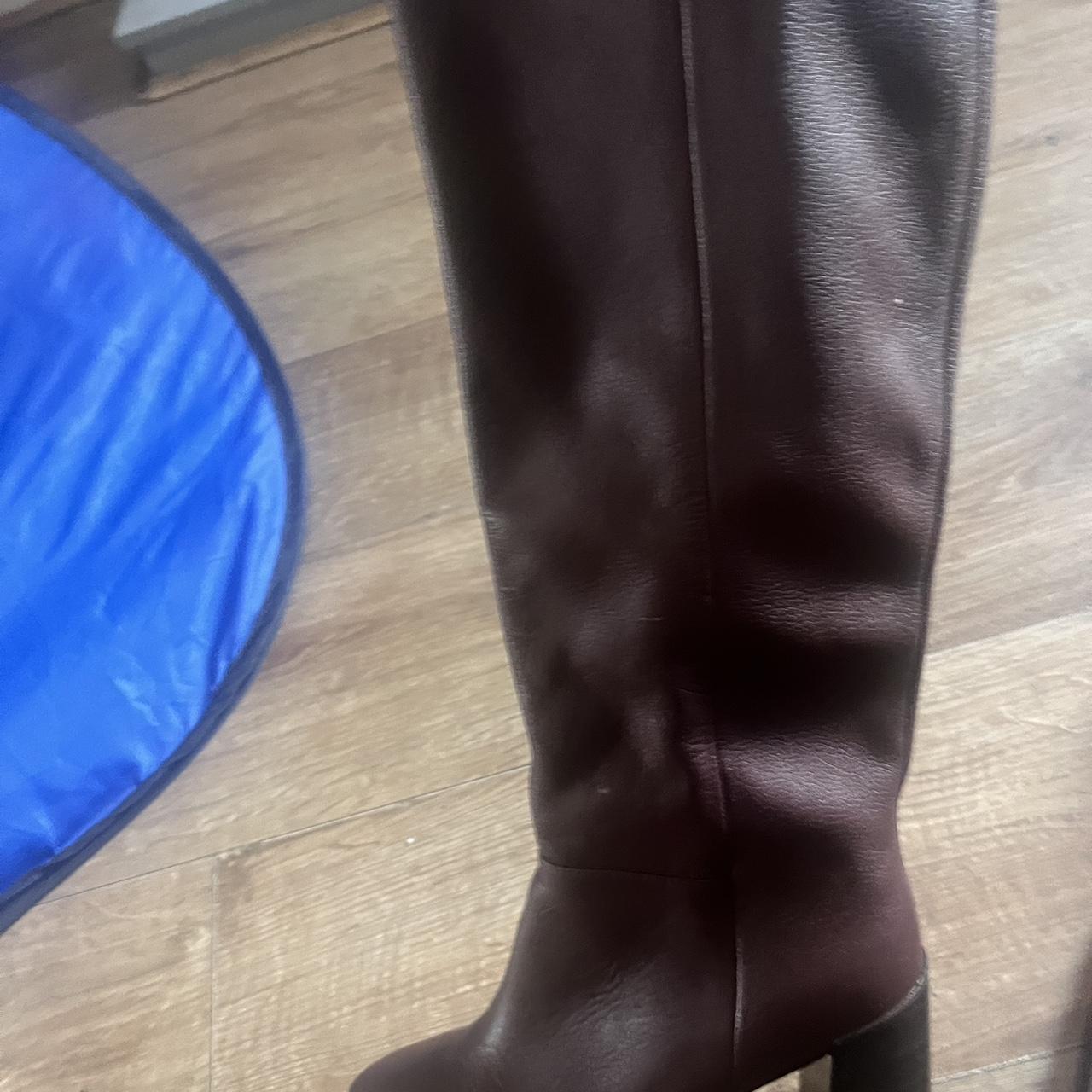 Marks and Spencer’s real leather knee high boots... - Depop