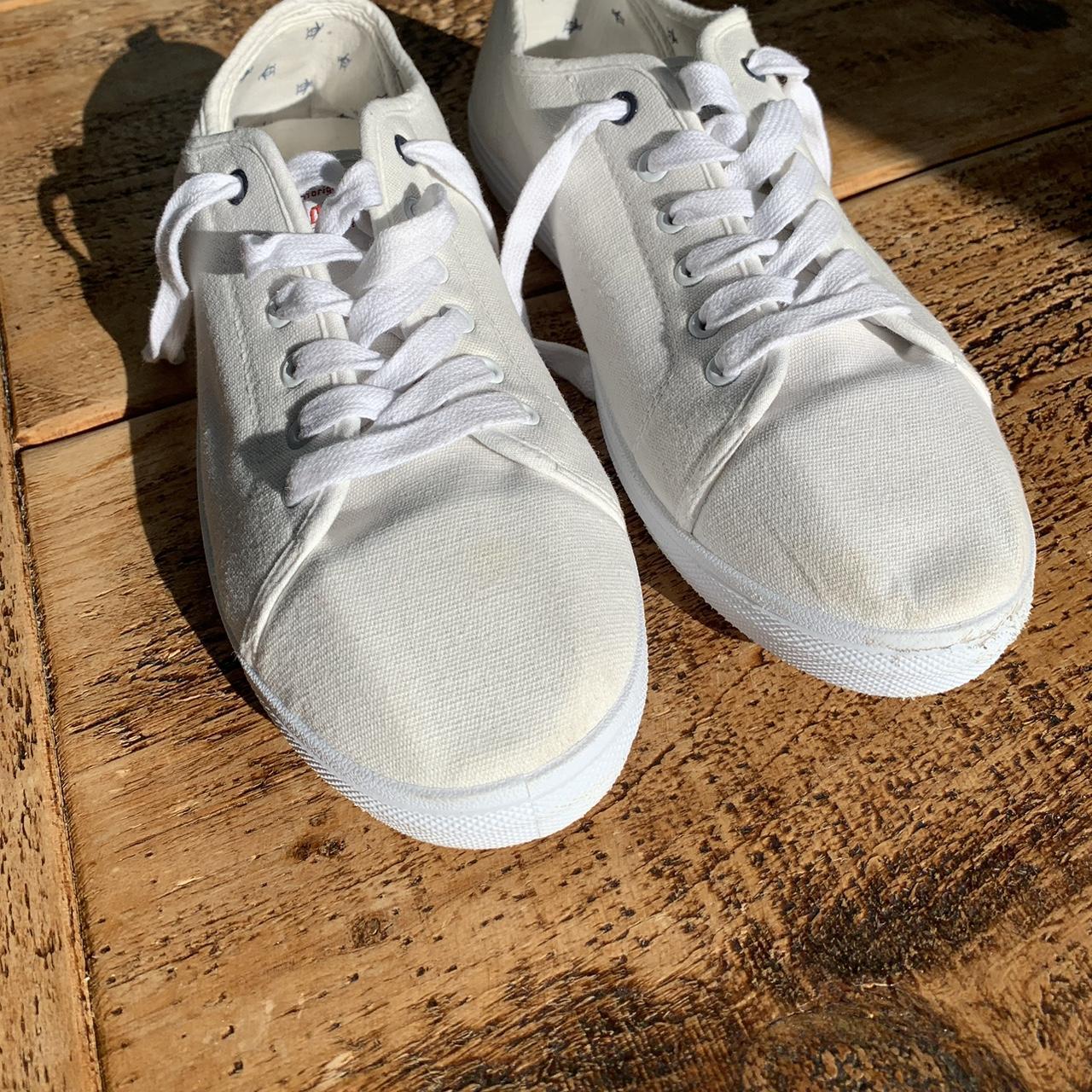 Penguin canvas trainers. Bought for a holiday that. Depop