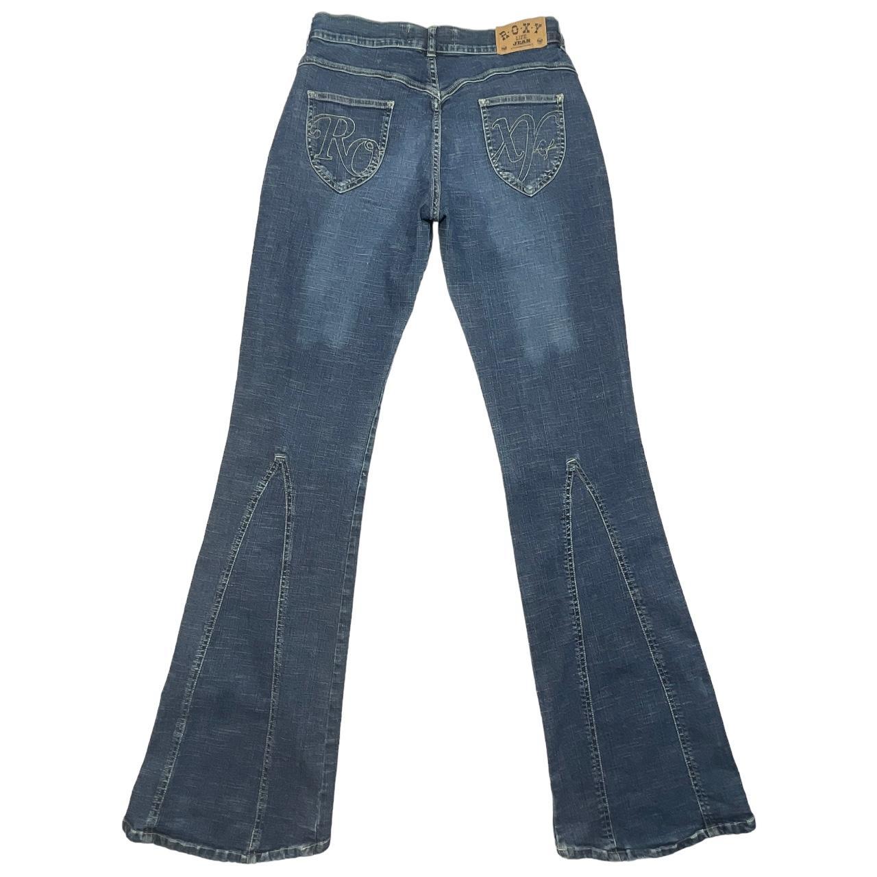 Insane True Y2k Roxy Denim Bootcut Flare Jeans With - Depop