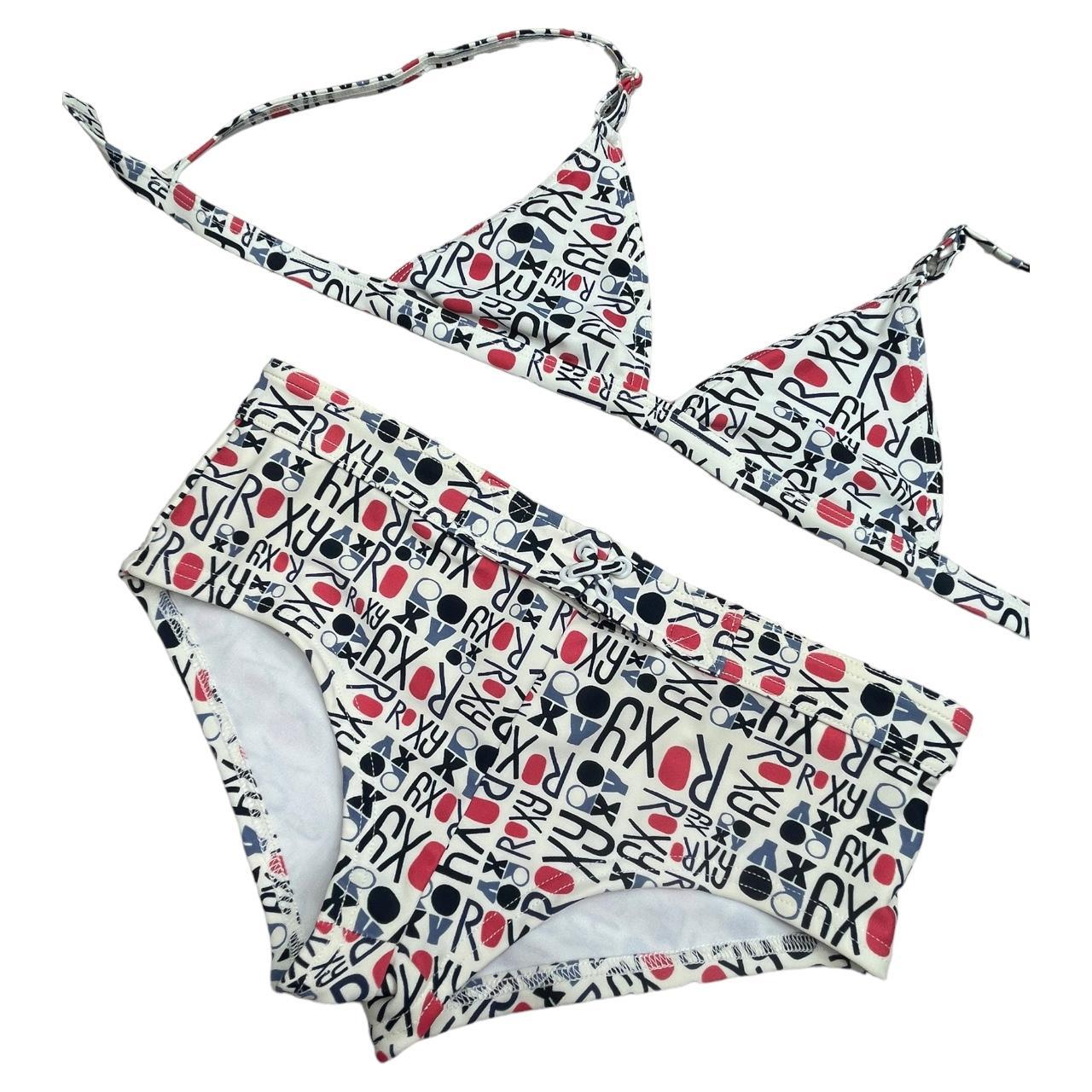 ROXY spell out graphic bikini set🌸👙☀️🍉 Condition... Depop