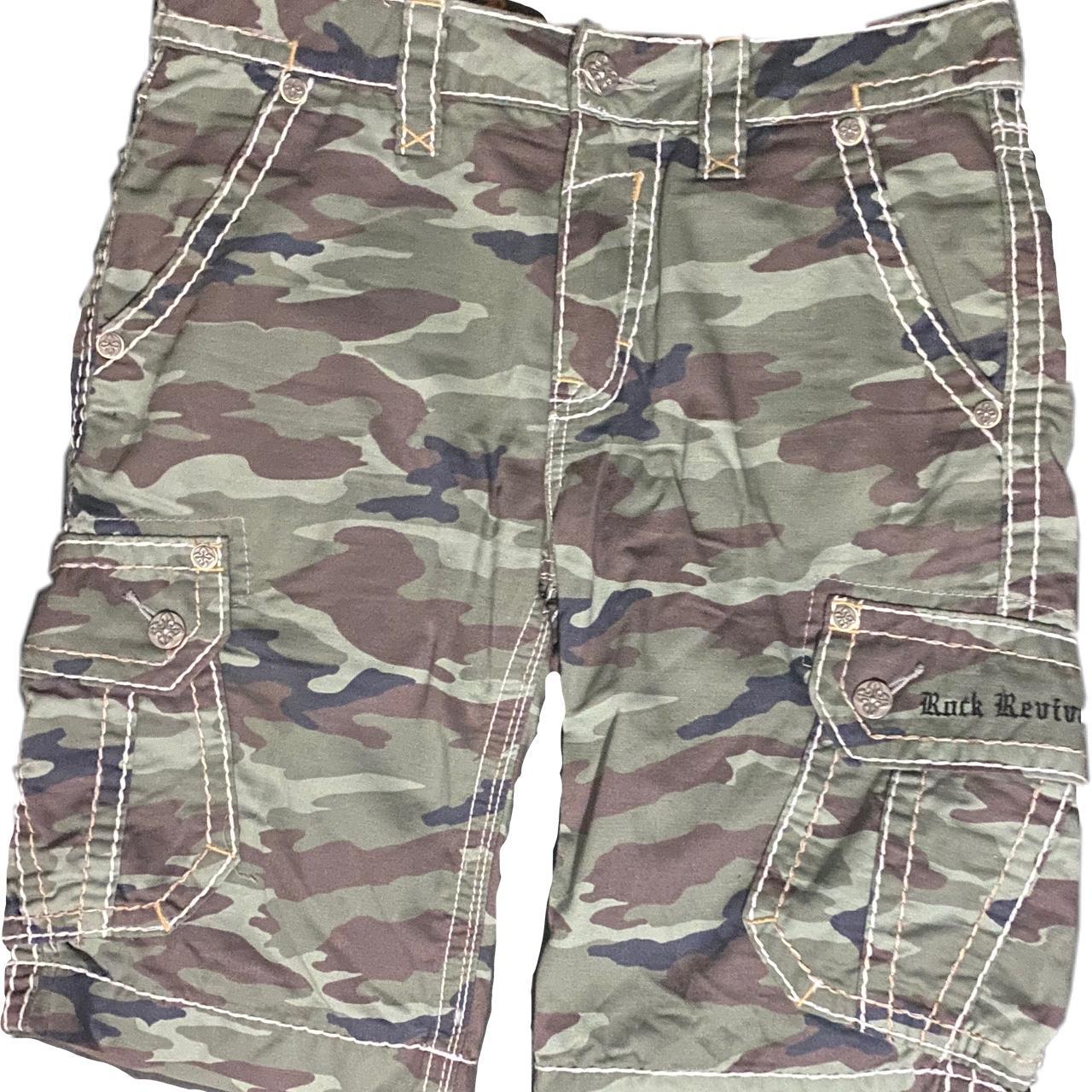 Rock Revival store camo shorts men