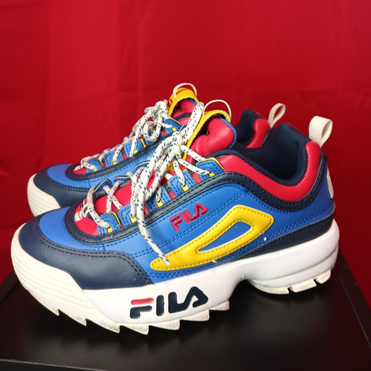 Fila blue red sale