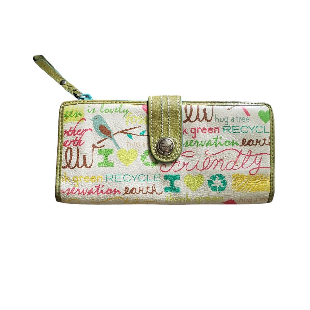 FOSSIL Clutch Wallet Organizer What Vintage Are