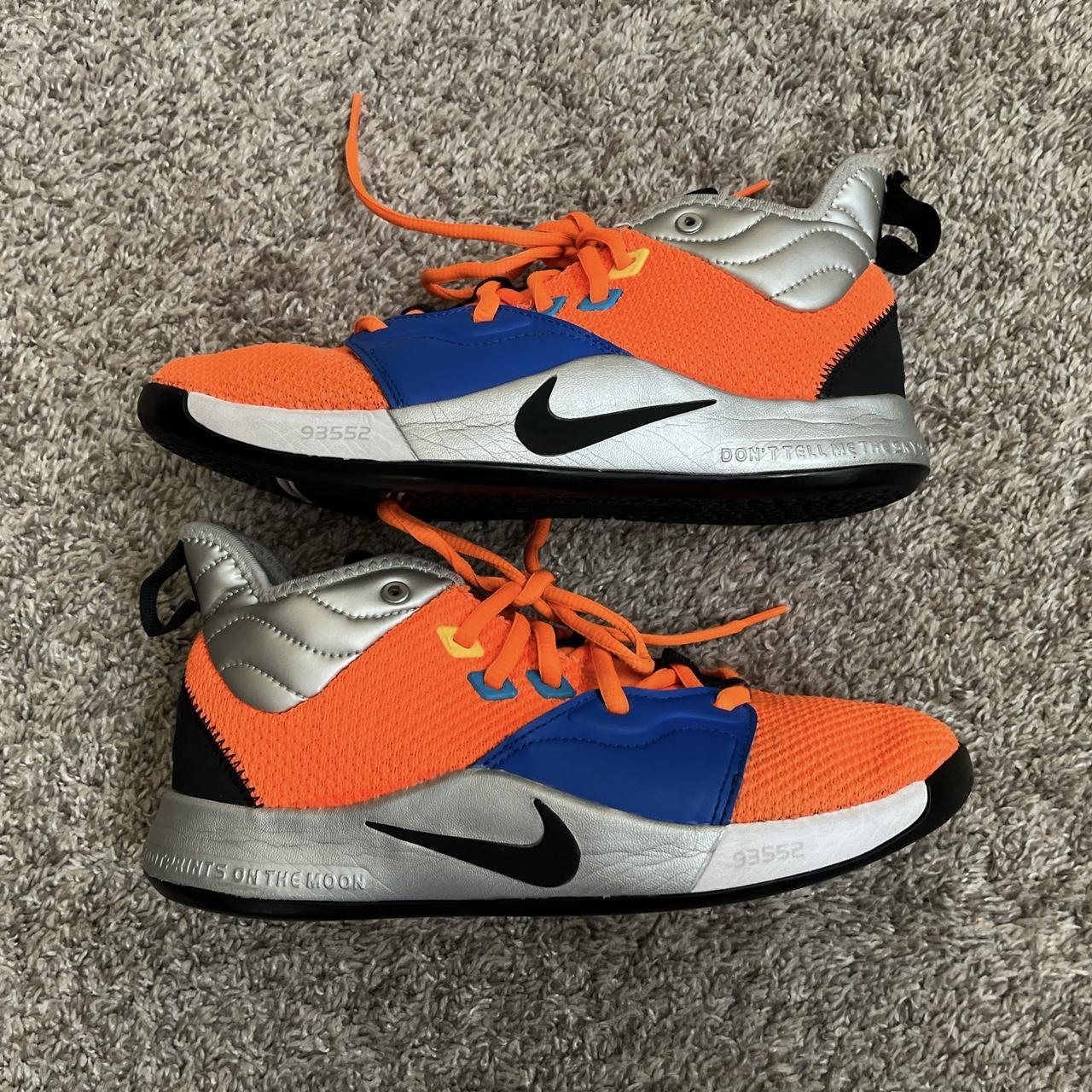 nasa nike shoes orange