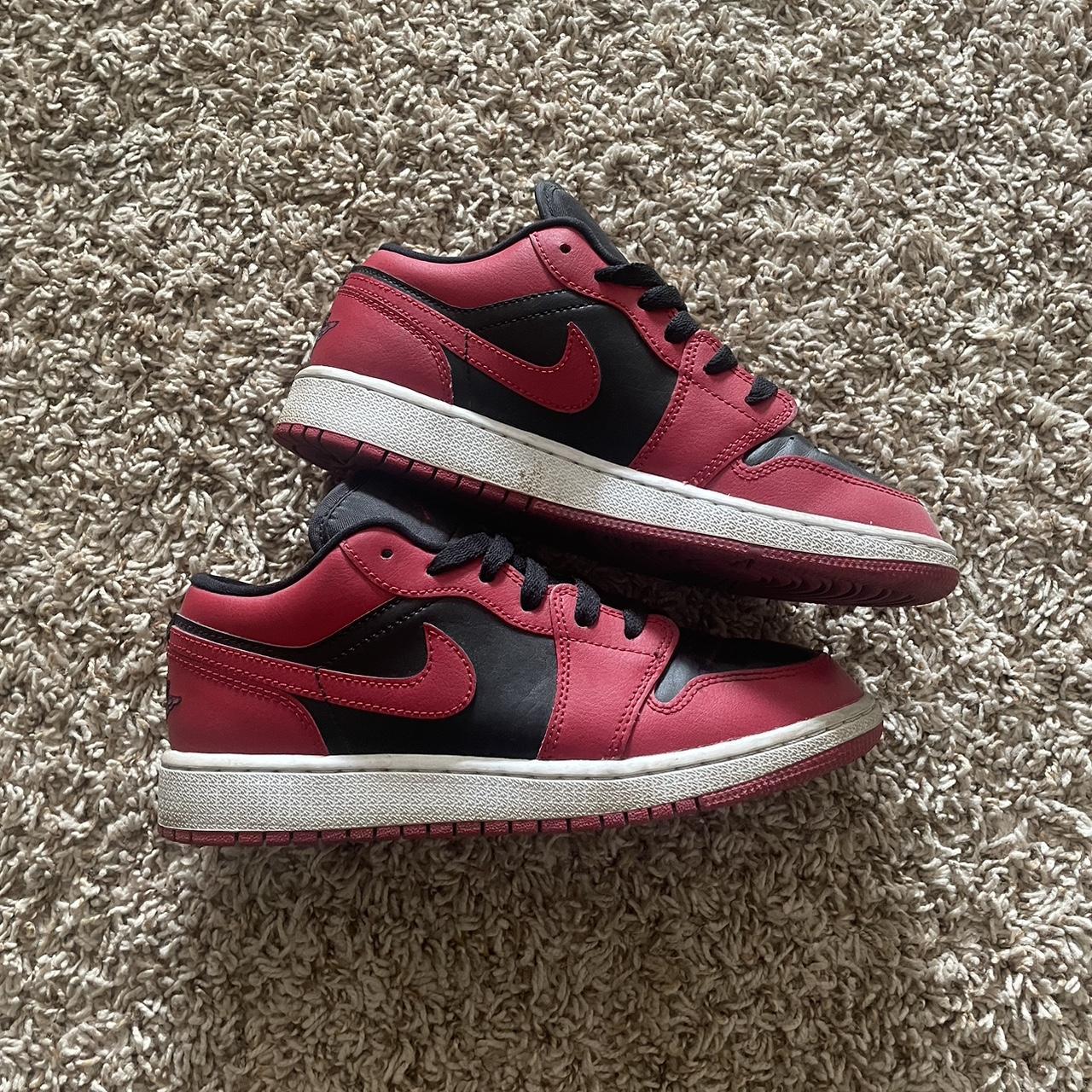 nike red and blue jordans