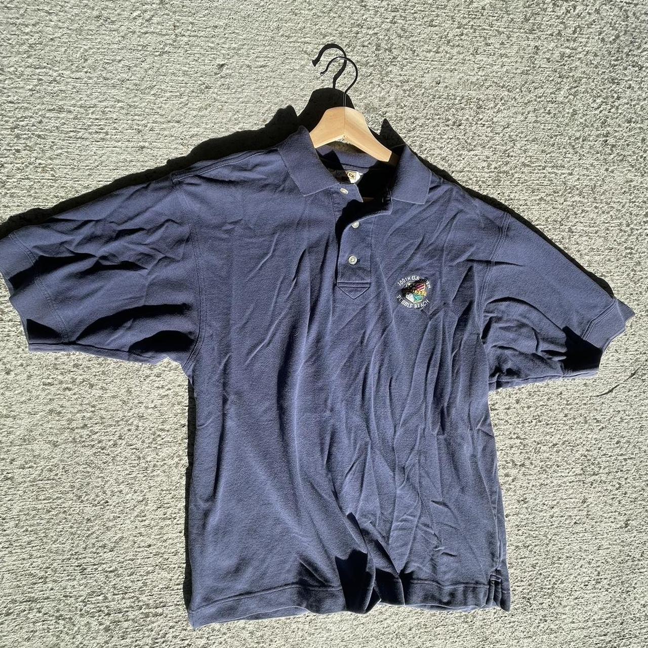 2000 Pebble Beach 100th US Open polo shirt Size... - Depop