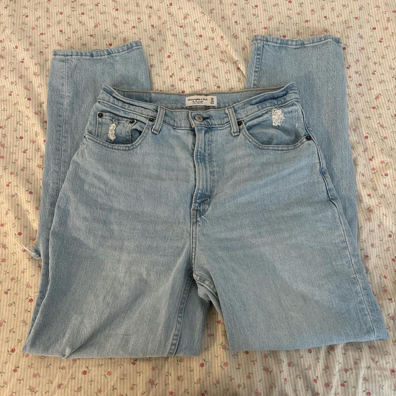 Abercrombie & Fitch Women's High waisted Distress… - image 2