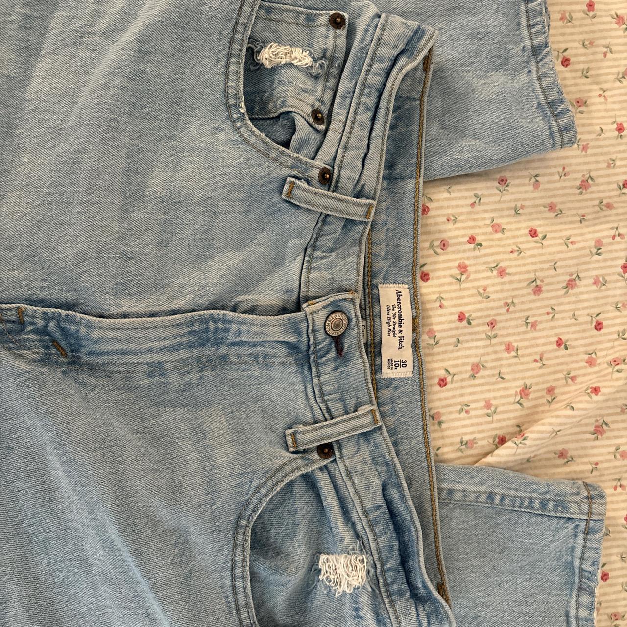 Abercrombie & Fitch Women's High waisted Distress… - image 4