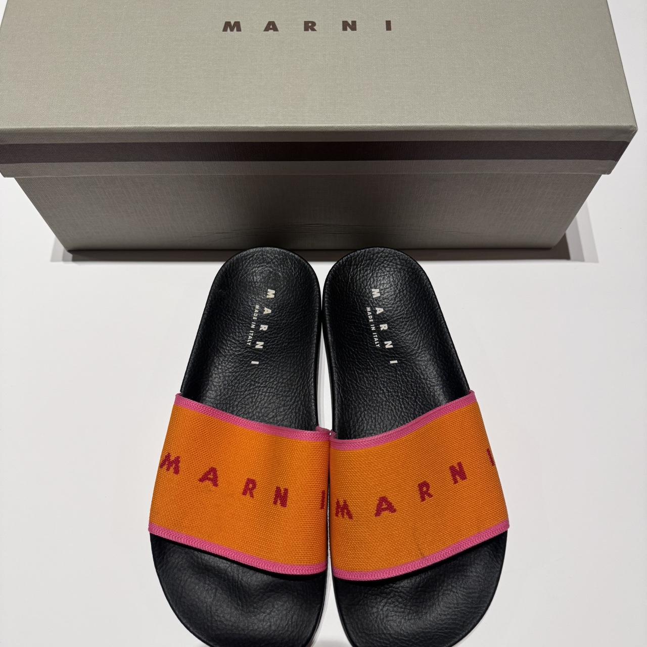 Girls Marni Slides, Size 36, Worn Once