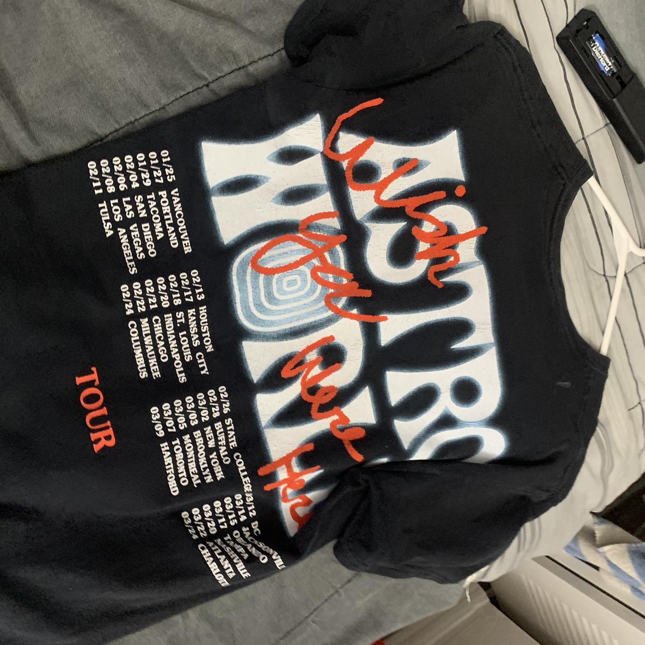Tシャツ・カットソー Travis Scott Teddy Bear Tee Black SS 19 2019 Travis Scott Astroworld Teddy Bear T-Shirt Black Men's - US