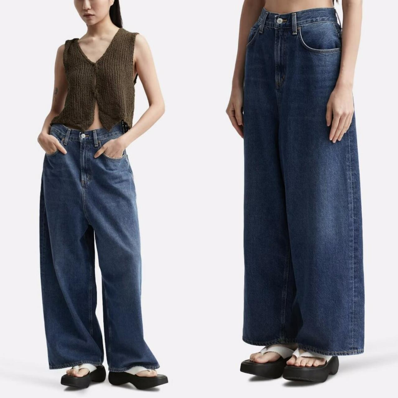 NWT New $248 AGOLDE Valeria Jeans Size 25 Forever | Depop