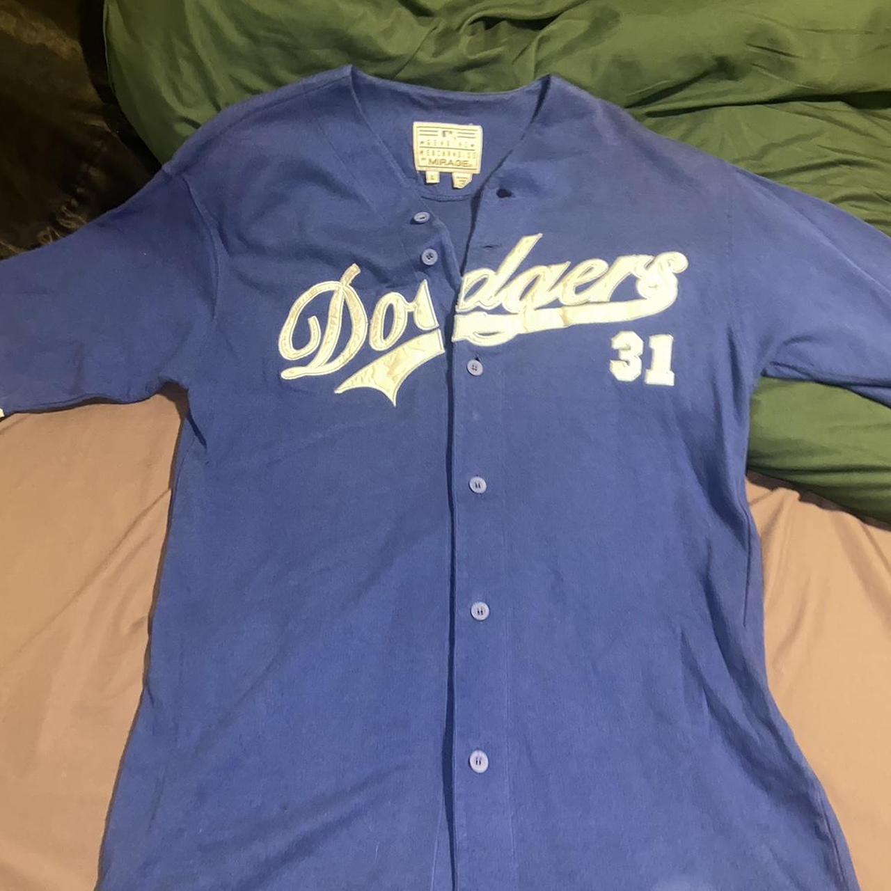 Solid blue LA Dodgers Genuine Merchandise Mirage... - Depop