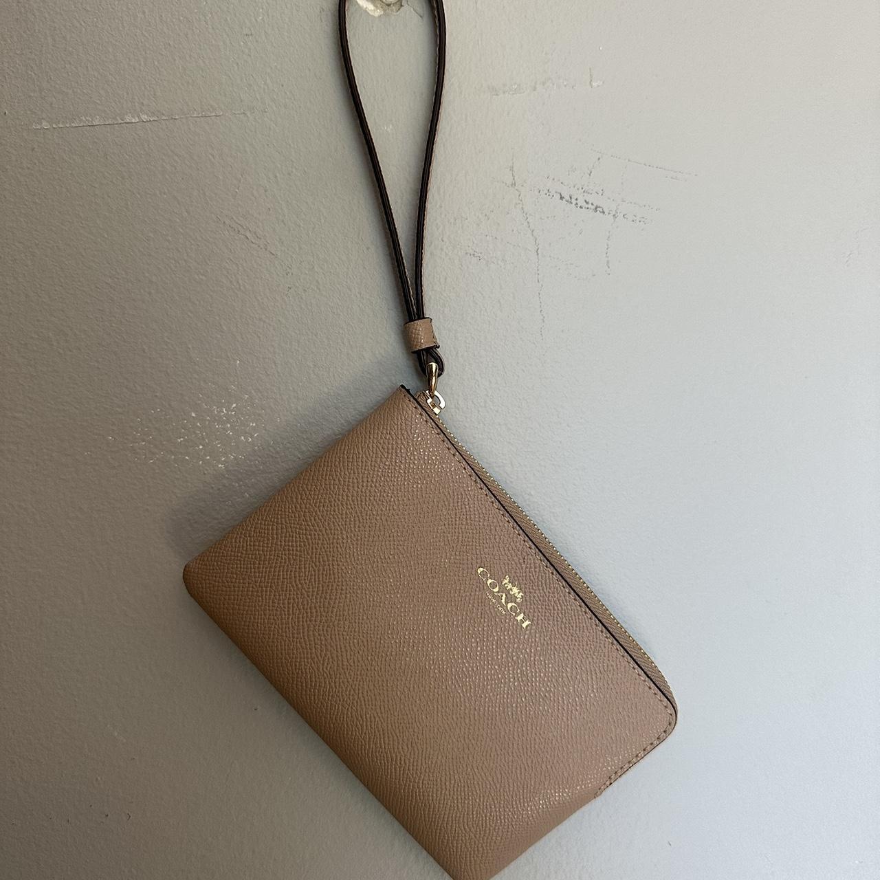 Coach on sale Leather Wristlet NWOT