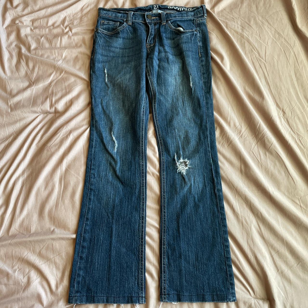 Women’s size zero low rise bootcut new york and... - Depop