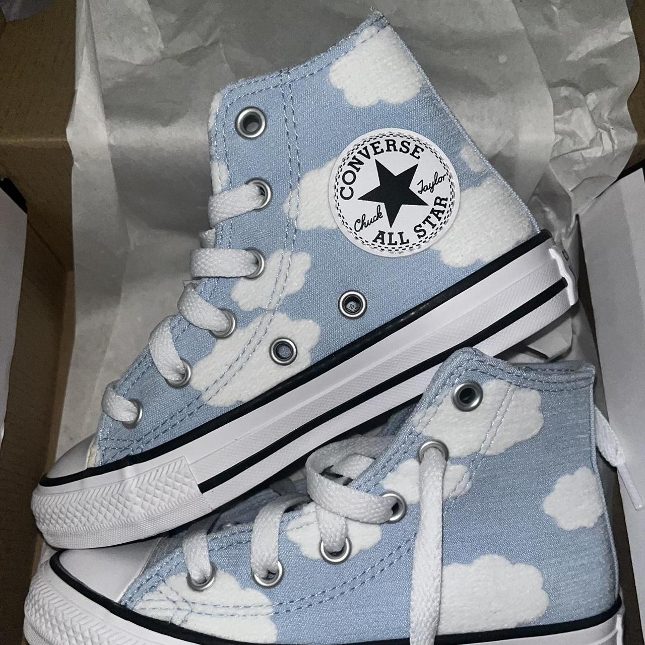 Light blue 2024 converse kids