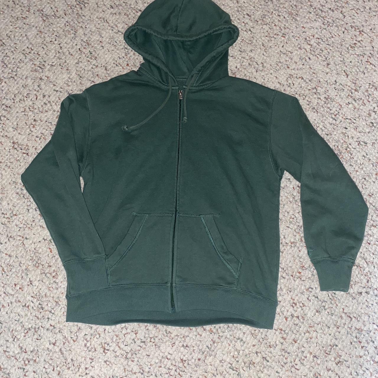 Hollister. Y2k Hollister Green Zip Up 2024 Hoodie.