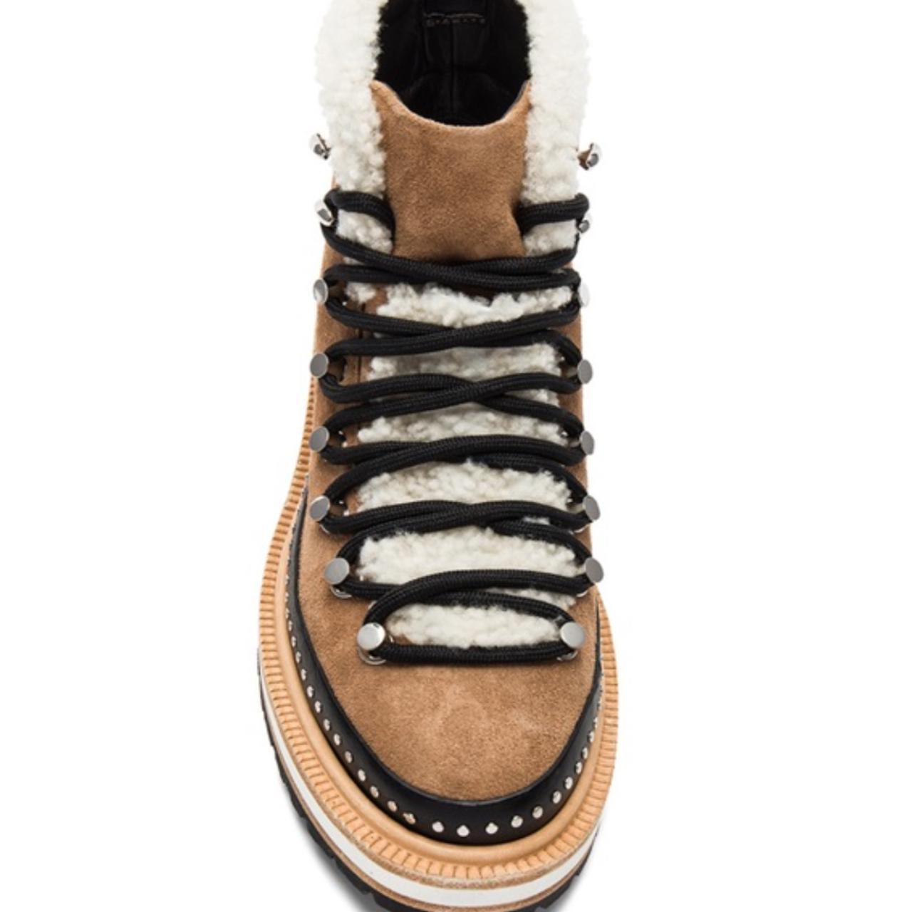 Rag & bone compass leather & shearling booties best sale