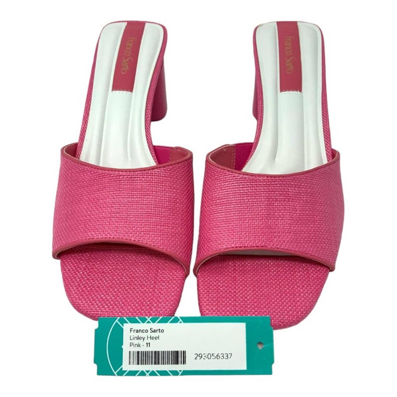 Franco sarto pink sandals deals