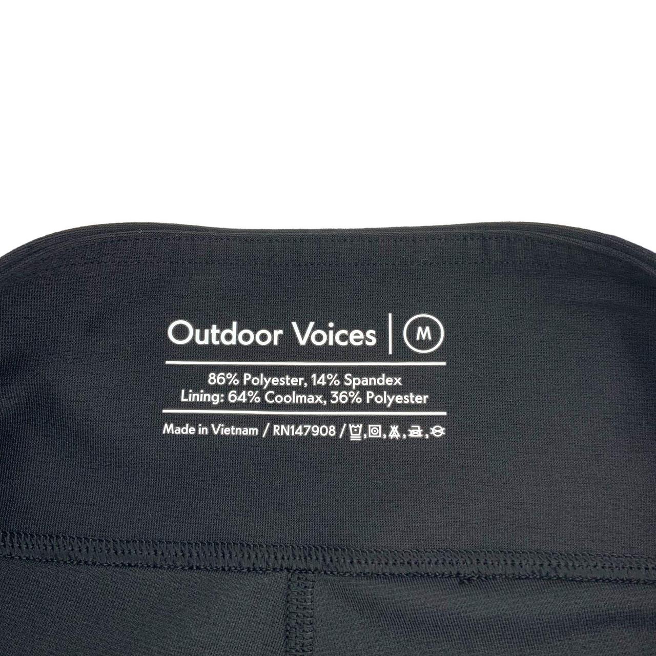 Outdoor Voices Dipped 7/8 Leggings Black Blue Gray - Depop